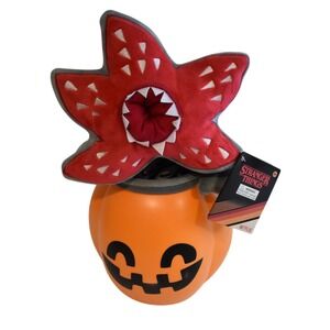 Stranger Things Demogorgon Plush Pumpkin Orange NWT Halloween Decor